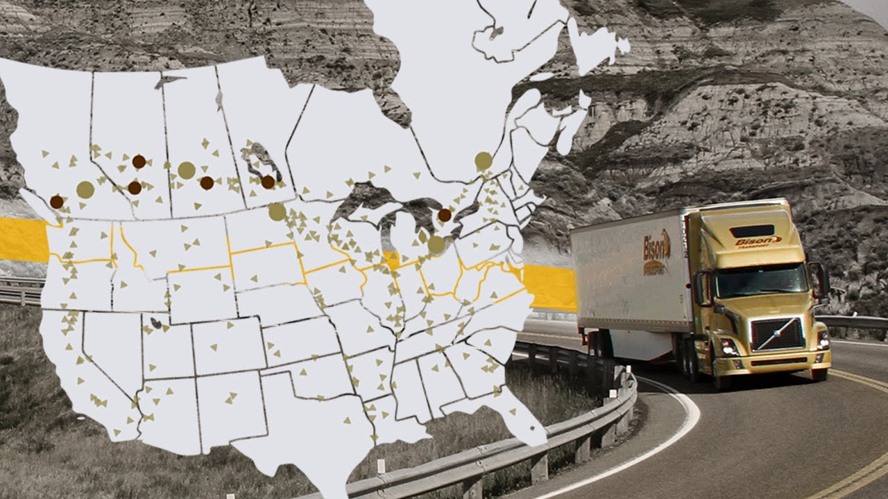 how much do Bison Transport truck drivers make?